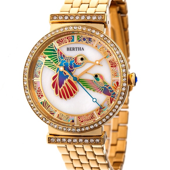 Women\'s Gold Bracelet Watch with Custom Dial